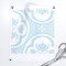 Pastel Blue Floral Damask Quatrefoil Light White Traditional Tulip Flowers Custom Printed Fabric by Spoonflower Various Fabrics by the Yard or Fat Quarter